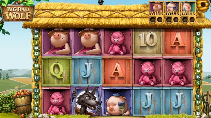 Слот Big Bad Wolf от Quickspin — игровой автомат по мотивам сказки о трёх поросятах